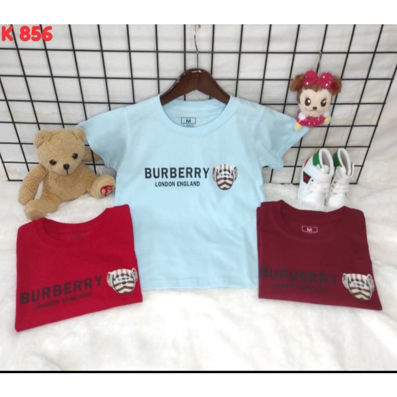 NEW KAOS ANAK BURBERRY K856 /KAOS ANAK MURAH / KAOS MURAH