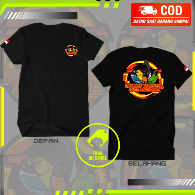 kaos burung kicau mania indonesia