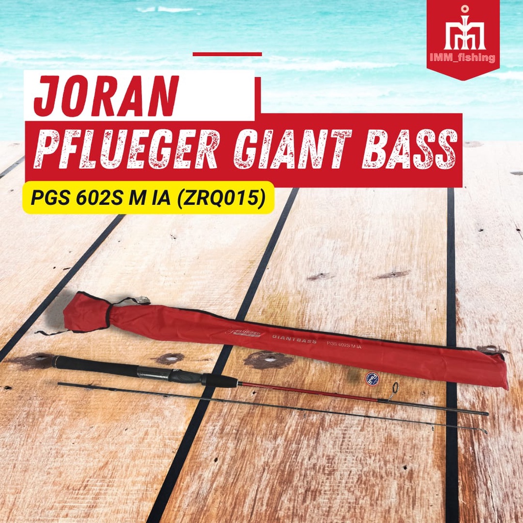 JORAN PFLUEGER GIANT BASS | Tongkat Pancing | Fishing Rod | Spinning