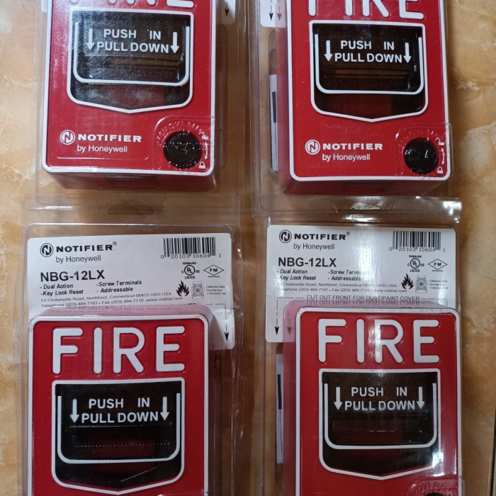 Notifire NBG-12LX Addressable Manual Pull Station by Honeywell-Ori