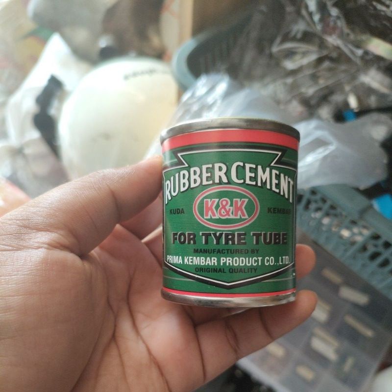 Rubber Cement Lem Cacing Tubeless Karet Tambal Tip Top Pyramid