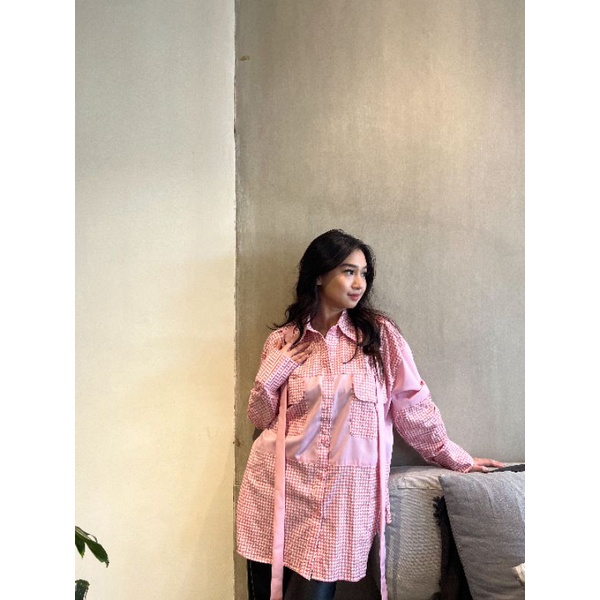 Gail Top by Keenanthi / Kemeja Korea / Kemeja Dewasa / Kemeja Katun Japan / Kemeja Premium / Kemeja Lokal