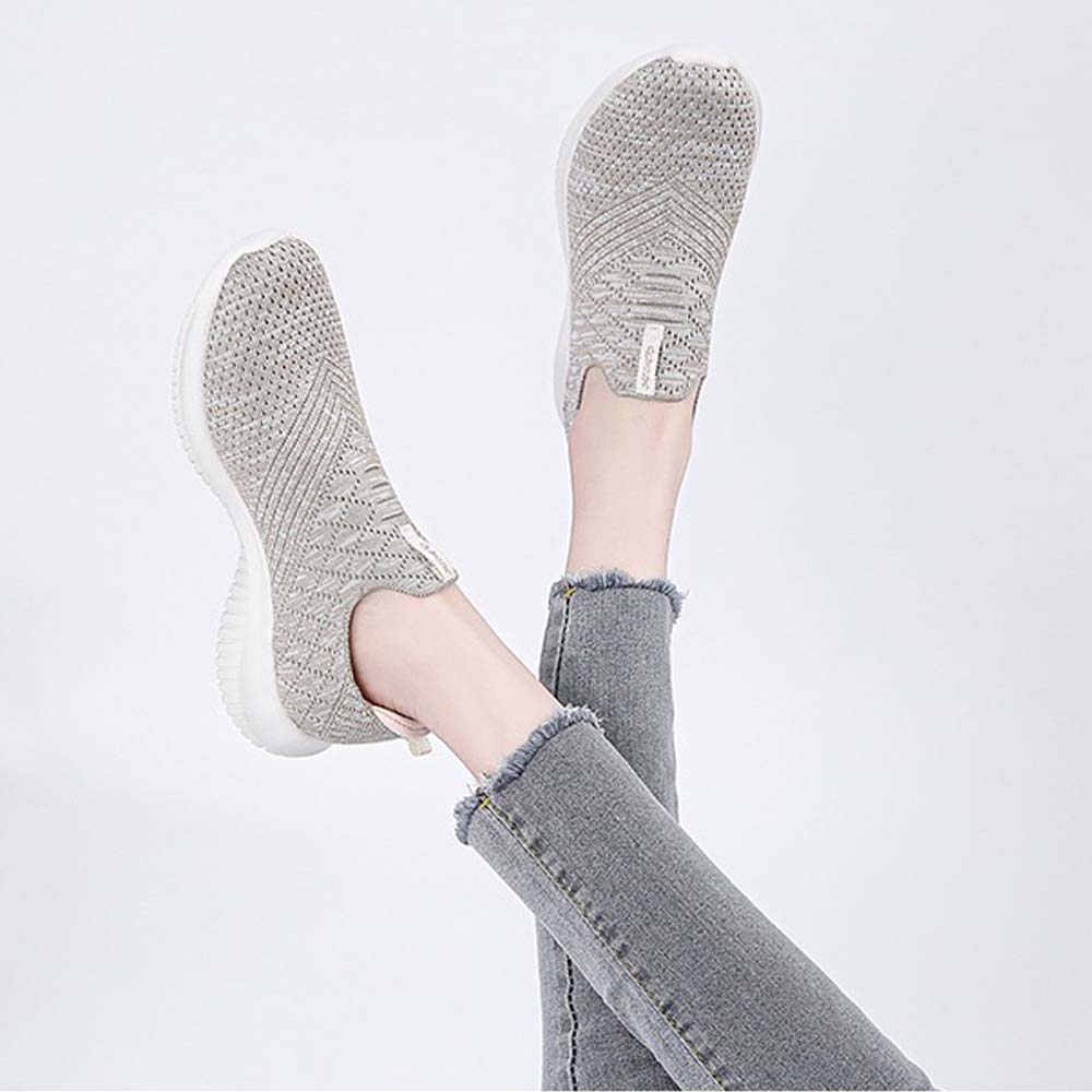 Sepatu SKECHERS sneakers wanita tanpa shoes wanita slip sepatu kasual lari