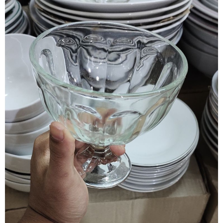 Gelas Es Cream | Gelas Es Campur Kaca Bening Besar