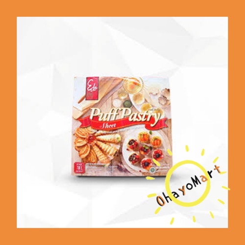 

Edo Puff Pastry Sheet/ Roti Beku Unbaked/ Adonan Roti 750grm