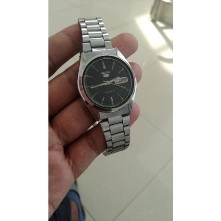 jam tangan Seiko 5 otomatic second ori