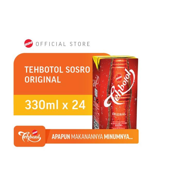 

Tehbotol Sosro Kotak Original 330ml isi 24