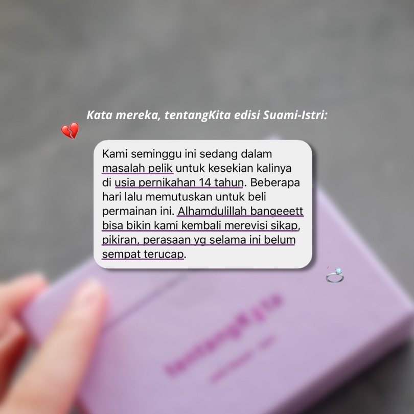 Tentangkita - Edisi Suami Istri I Permainan Kartu Pernikahan I Permainan Kartu Pertanyaan Obrolan