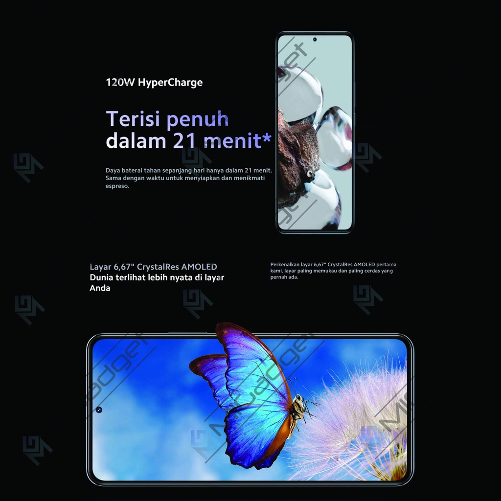 Xiaomi 12T 12 T 5G 8/256 Garansi Resmi