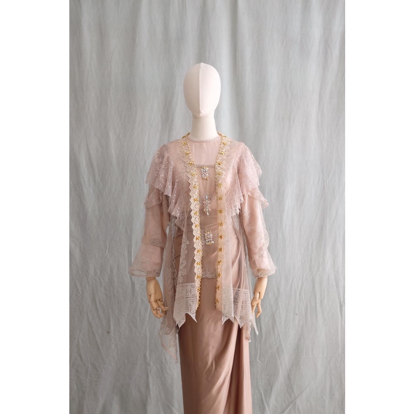 JALEELA - CAMILLE TOP (ATASAN ONLY) - (INNER INCLUDED) (KEBAYA KONDANGAN / MODERN / LAMARAN / WISUDA)