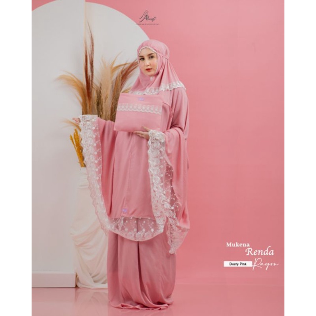 mukena arrafi | mukena renda arrafi | mukena rayon arrafi