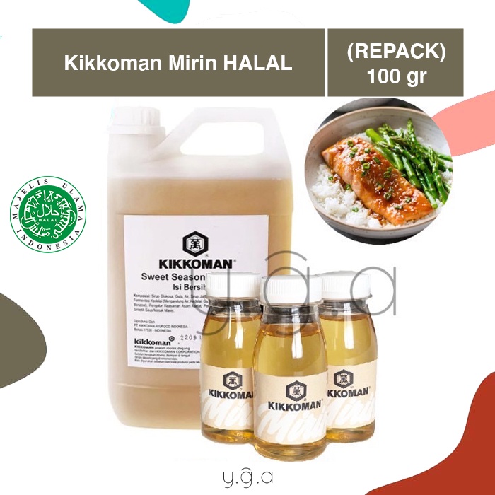 

Kikkoman Mirin (REPACK) 100ml HALAL / Japanese Sweet Cooking Sauce