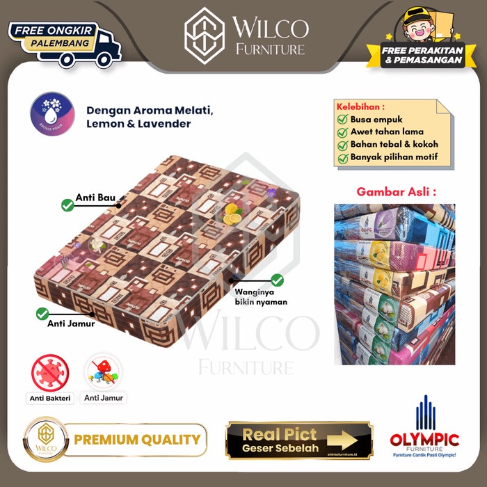 Olympic Matras Busa Aroma Teraphy / Kasur Busa Murah Palembang - 75x190