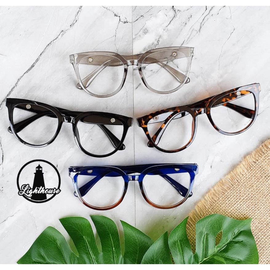 Kacamata pria wanita baca minus bulat branded fred lensa antiradiasi - ls