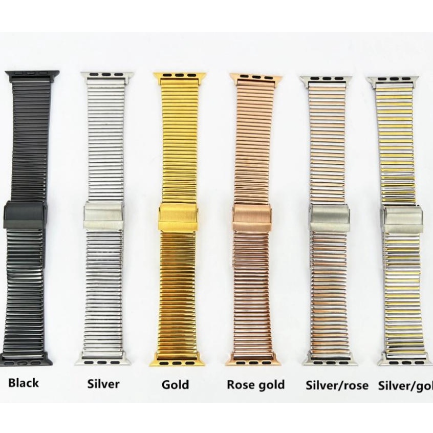Strap Apple Watch Wrist Band Stainless Steel Series 1 2 3 4 5 SE 6 7 8 Ultra
