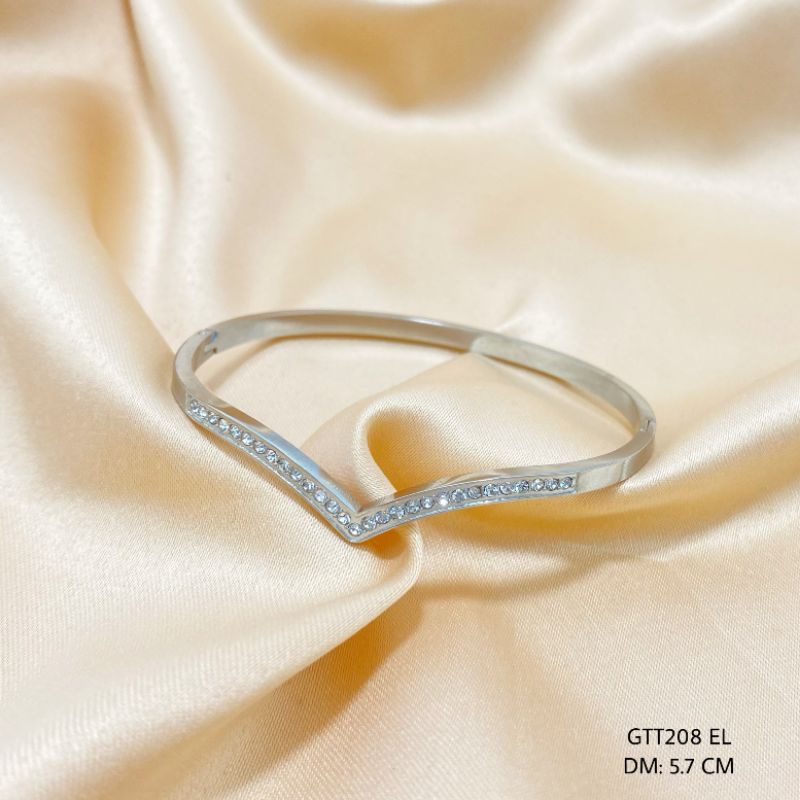 Gelang Titanium Wanita Motif Gelang Aurel GTT129-131 EB-208-209-210 EL