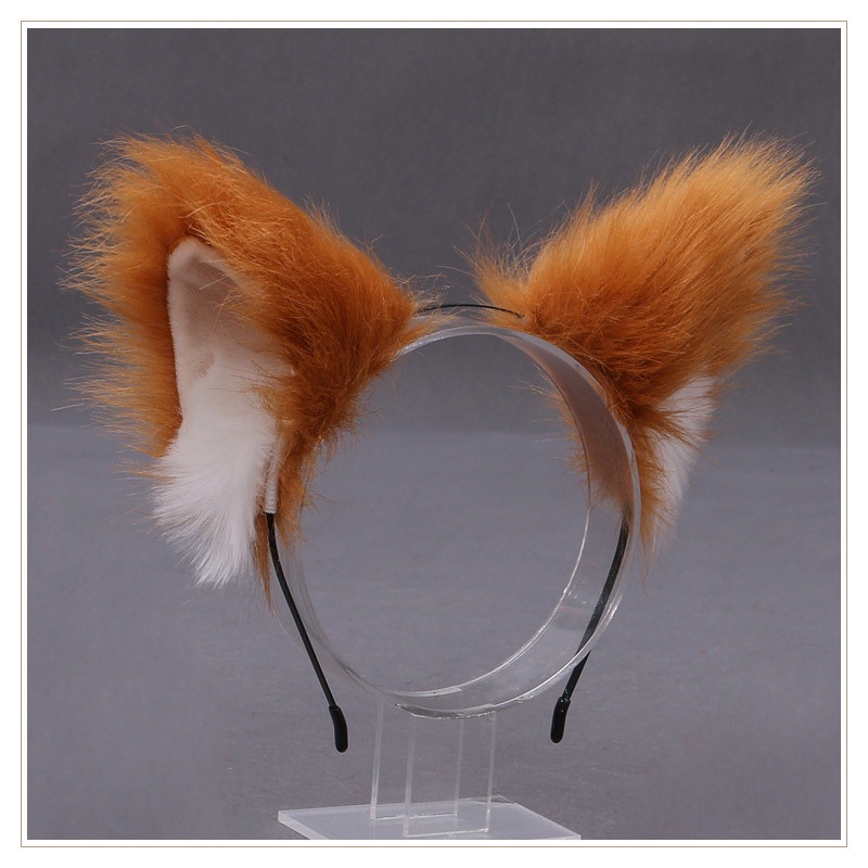 Furry Animal Ear Plush Costume Headband 8557