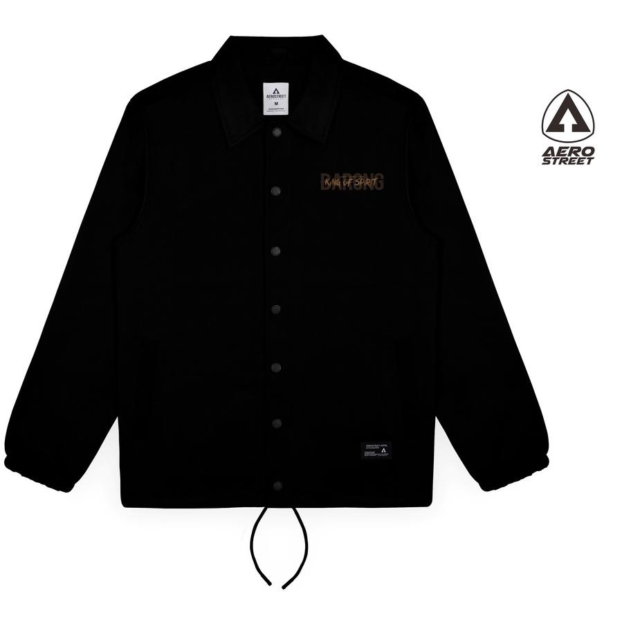 Aerostreet Coach Jacket Barong Hitam Jaket DADAA