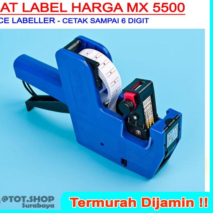 

New! TERBUKA M 5500 ALAT LABEL PRICE LABELLER 6 DIGIT