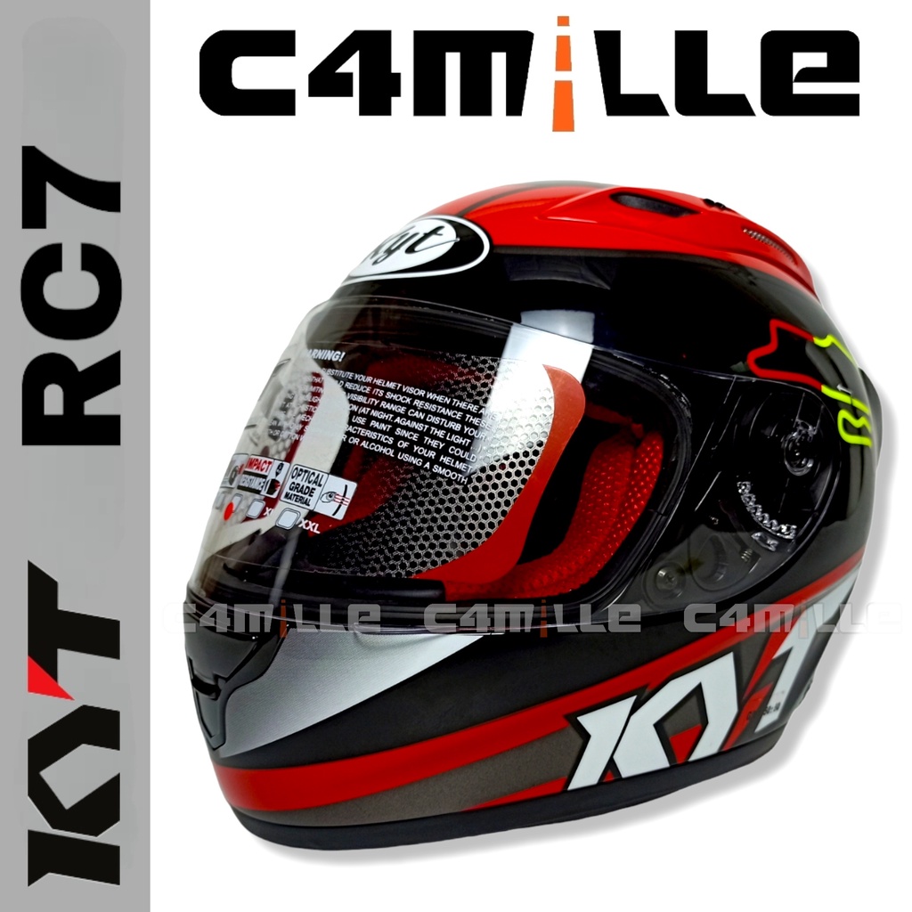 HELM KYT RC 7 MOTIF #15 SPAIN BLACK FULL FACE RC7