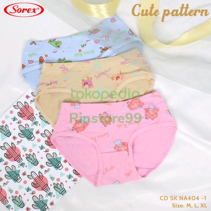 Celana Dalam Anak Perempuan Sorex motif cute