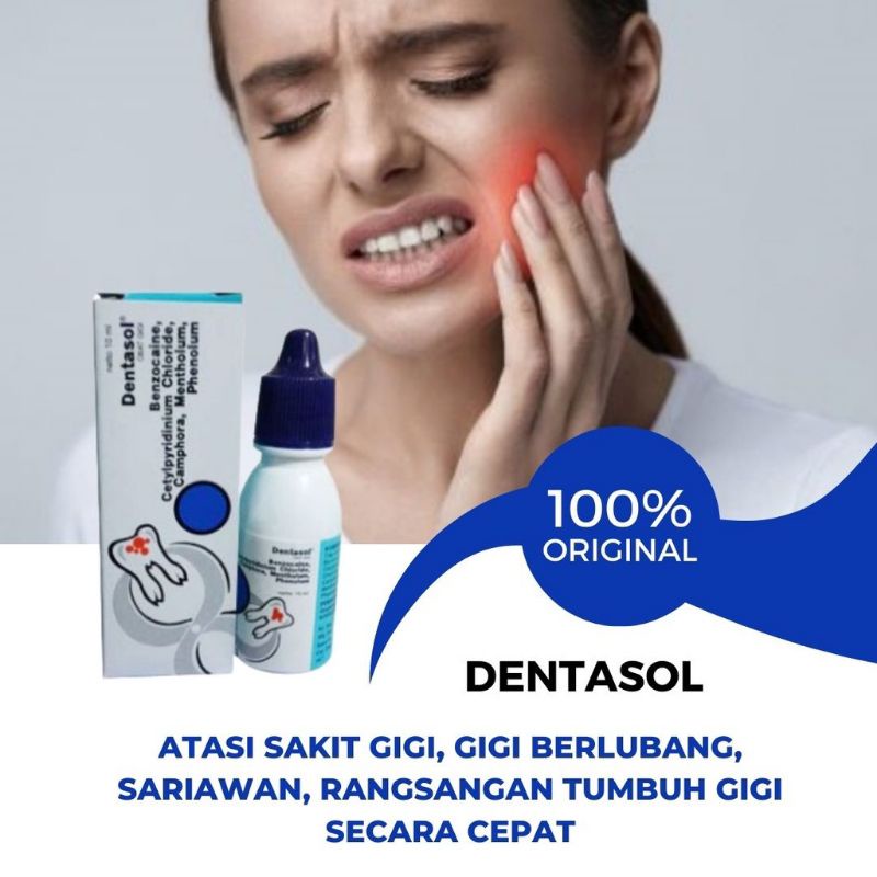 Jual Dentasol 10 Ml Obat Sakit Gigi Tetes Original Obat Sakit Gigi