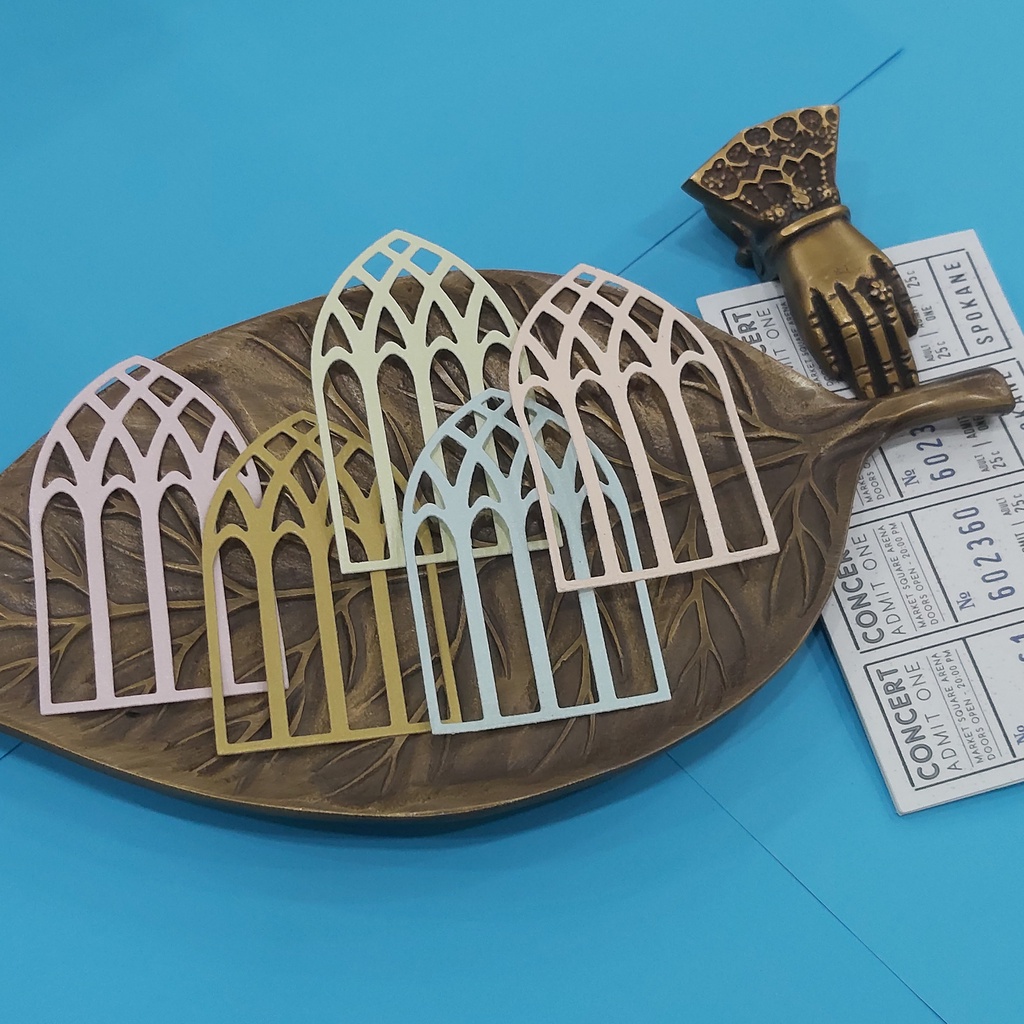 

5 Pcs Church Window Warna RANDOM Untuk Journal Jurnaling Bujo