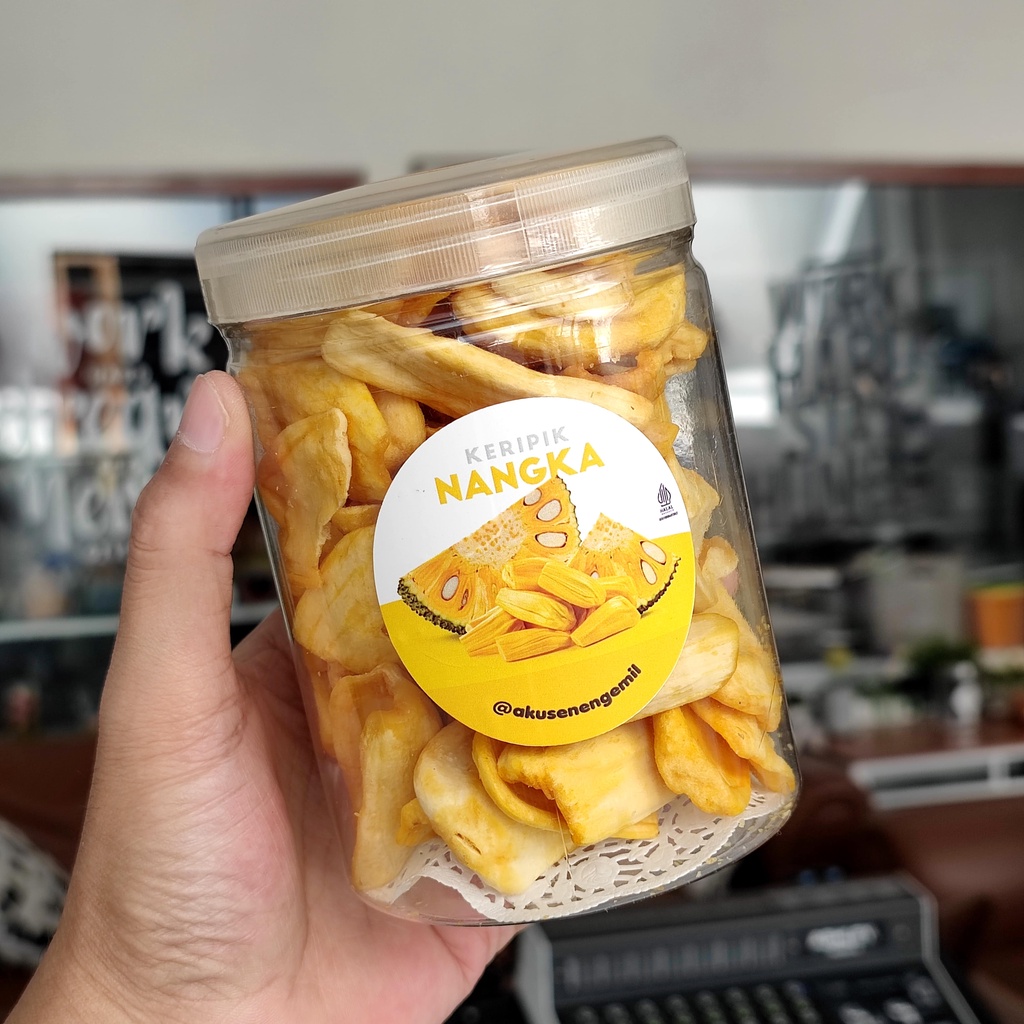 

KERIPIK NANGKA MANIS CRISPY PREMIUM 750ml | MAKANAN DIET SEHAT | VEGETARIAN | VEGAN | HALAL