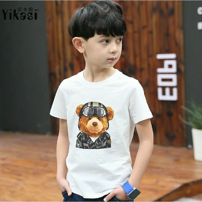 Kaos Anak Unisex Kacamata Kaos Distro Anak Cotton Combed