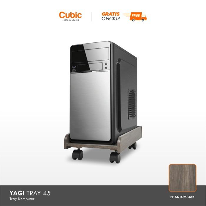 Cubic Tray Komputer / Rak Roda CPU Meja Komputer / YAGI TRAY 45