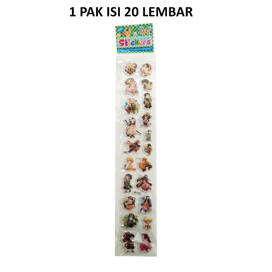

STIKER PANJANG 1 PAcK ISI 20PCS