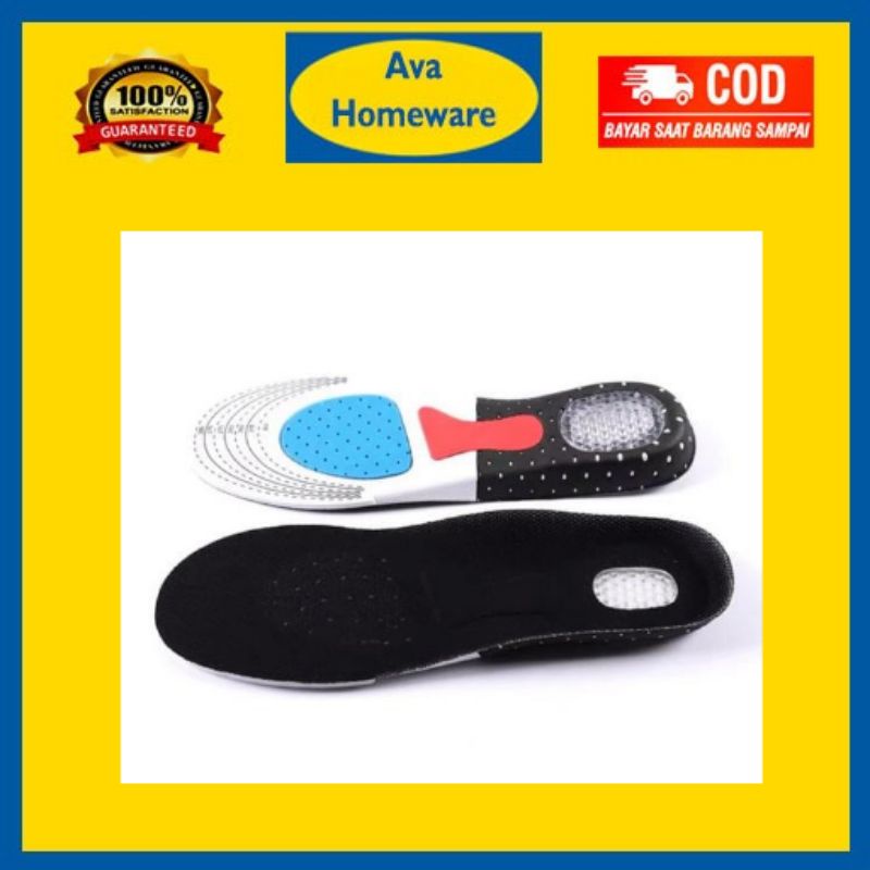 1 Pasang Insole Sepatu  Sneaker  – AC 27 – Ganjalan Alas Kaki Sepatu Kebesaran Gel Pengganjal Spons 