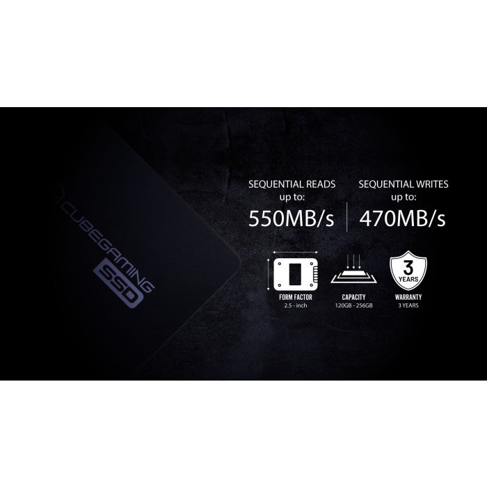 CUBE GAMING SSD 512GB SATA III