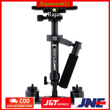 TaffSTUDIO Stabilizer Steadycam Pro for Camcorder DSLR - S40 - Black - SKCS2QBK
