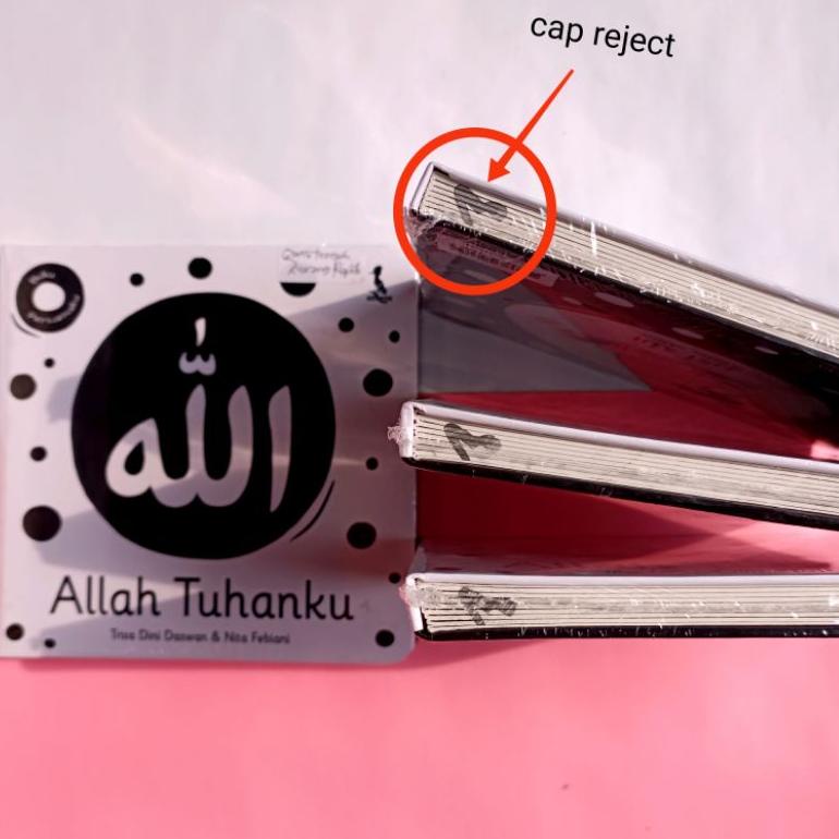 

[PRODUK SNWRC] Reject minor - buku bayi Allah Tuhanku - High Contrast Islamic Baby Book N07