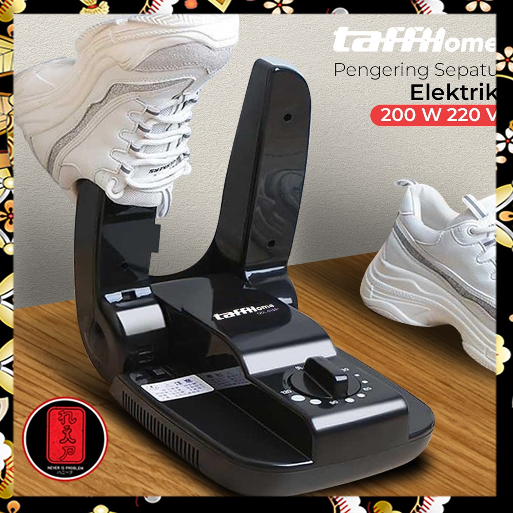 TaffHOME Pengering Sepatu Elektrik Shoe Dryer 200 W 220 V - QDL-01051 - Black