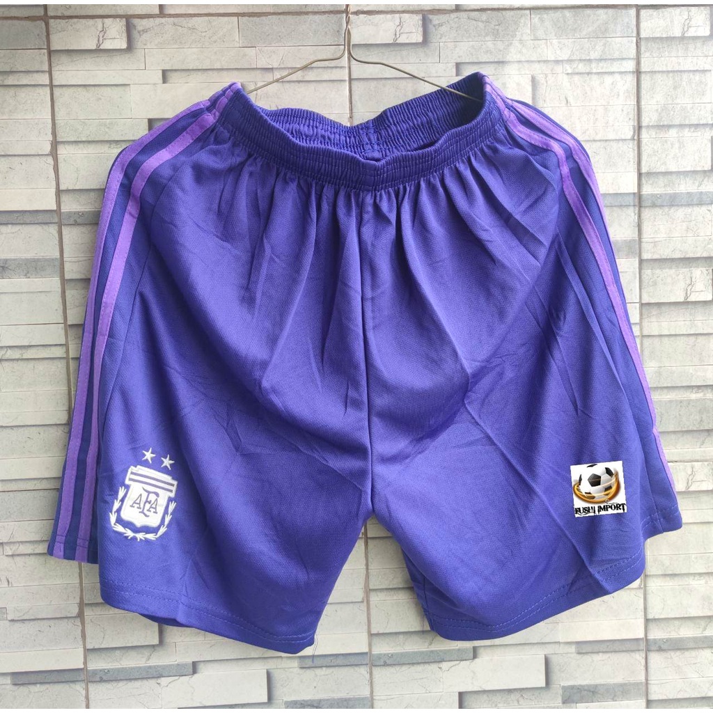 Celana Bola Club Klub Argentina Away World Cup Piala Dunia 2022 Grade Ori Thailand