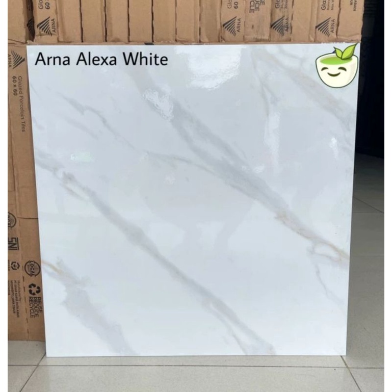 Granit Glossy 60x60 ARNA ALEXA WHITE