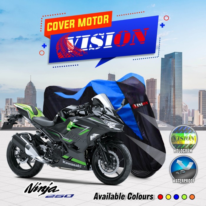 COVER MOTOR VISION JUMBO CBR250 XMAX NINJA 250 DAN MOTOR GEDE LAINNYA