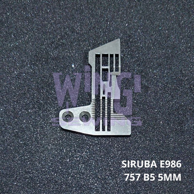 E986 SIRUBA 757 Benang 5 5MM Plat Mesin Jahit Obras Industri