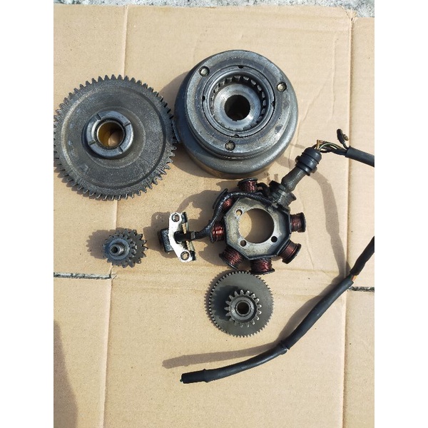 Magnet mahnit spul spull gigi stater one way set Minerva R150 SE R200