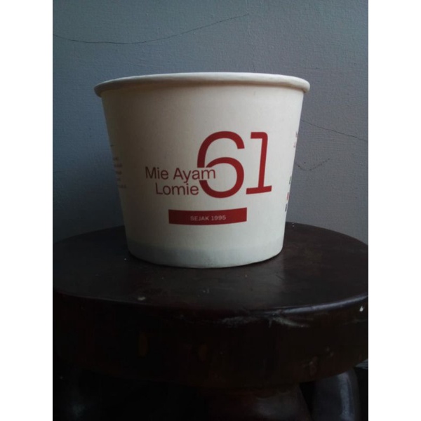 SABLON PAPER BOWL 1000ML (TERMASUK TUTUP)