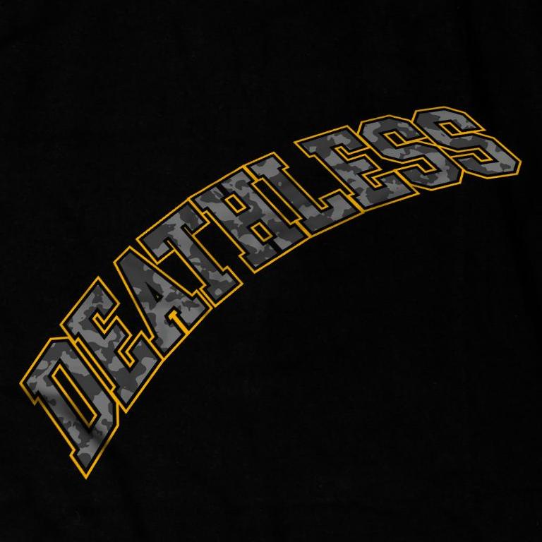 ↿ DEATHLESS HOODIE | OMARIO | HITAM ㅧ