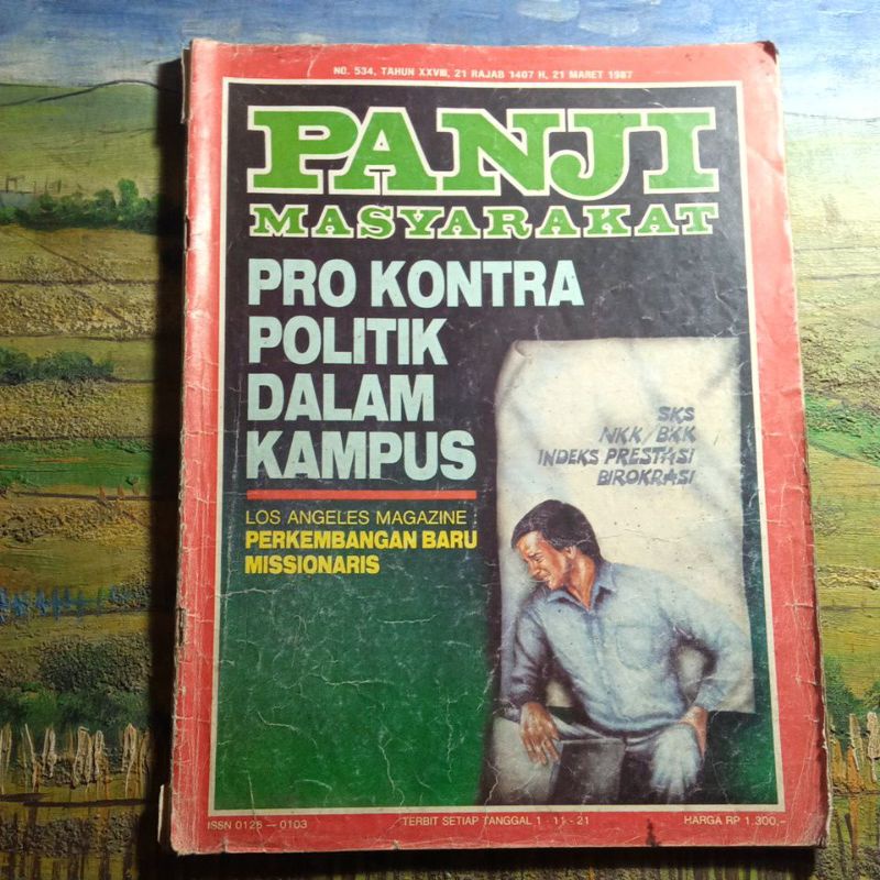 Majalah panji no.534, pro kontra politik dalam kampus