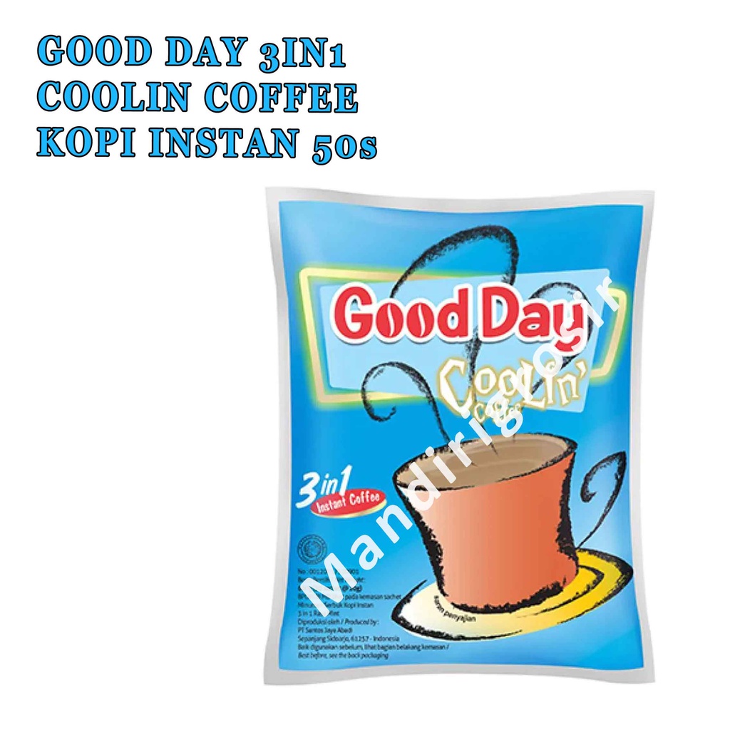 Serbuk Kopi Instan * Good Day 3in1 * Instant Coffee * 50s X 20g