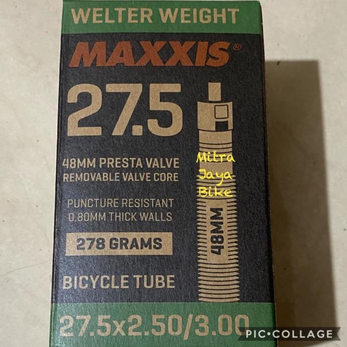 Ban Dalam Maxxis 27.5 X 2.50 - 3.00 Pentil Presta 48Mm