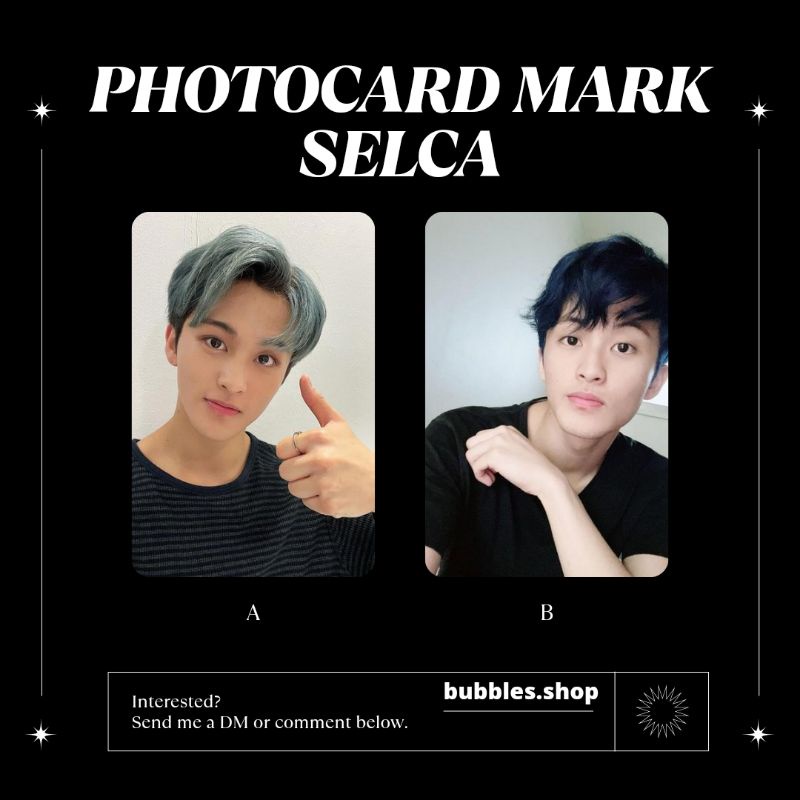 PHOTOCARD UNOFFICIAL MARK NCT SELCA