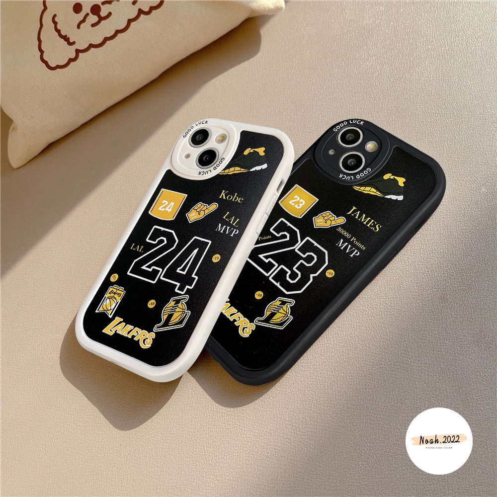 IPHONE Soft Case Kompatibel Untuk Iphone14Plus11 12 13 Pro Max6 6s 7 8 Plus Xr X Xs Max Se2020Bintang Basket Kobe Bryant 23 James 24 TPU Case Waterproof Cover