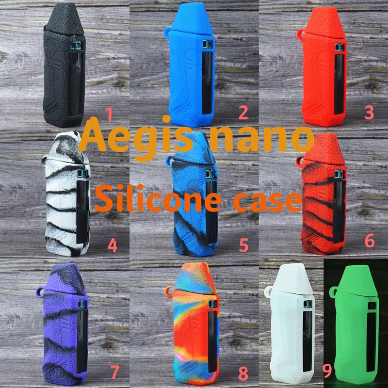 [Free Lanyard] Tekstur Cover Untuk Aegis Nano Silicone Case Pelindung Lengan Karet Lembut Bungkus Kulit