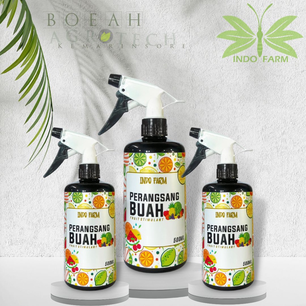 INDO FARM - Pupuk Booster Pembuahan/ Nutrisi Booster Buah 500 ml/ Stimulan Untuk Pembuahan Tanaman Agar Berbuah Cepat